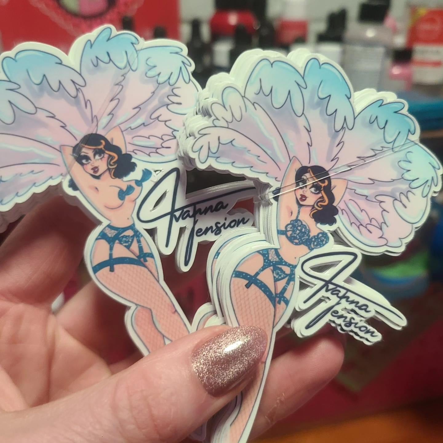 Fan Dance Stickers